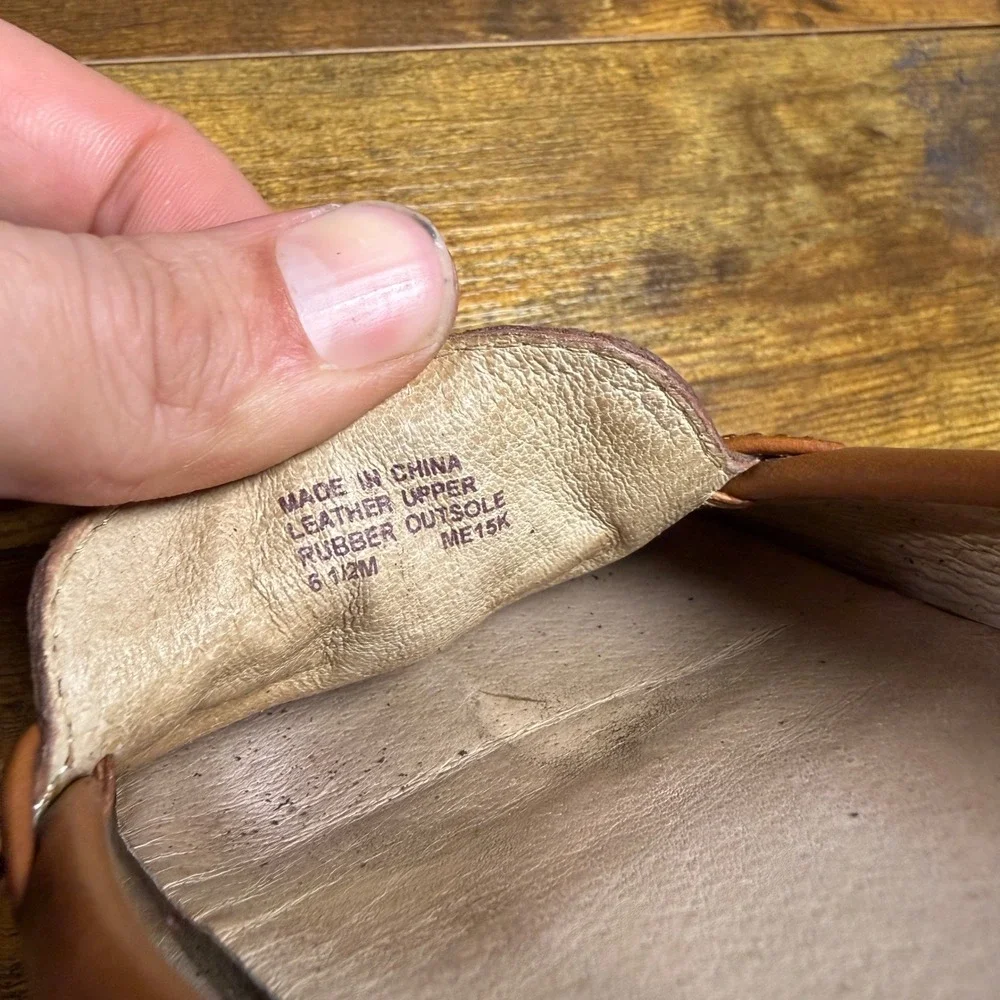 Michael‎ Kors Sutton ME15K Brown Leather Moccasin Driving Loafers Womens 6.5M
